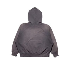 ERD Grunge Distressed Numeric Print Streetwear Hoodie