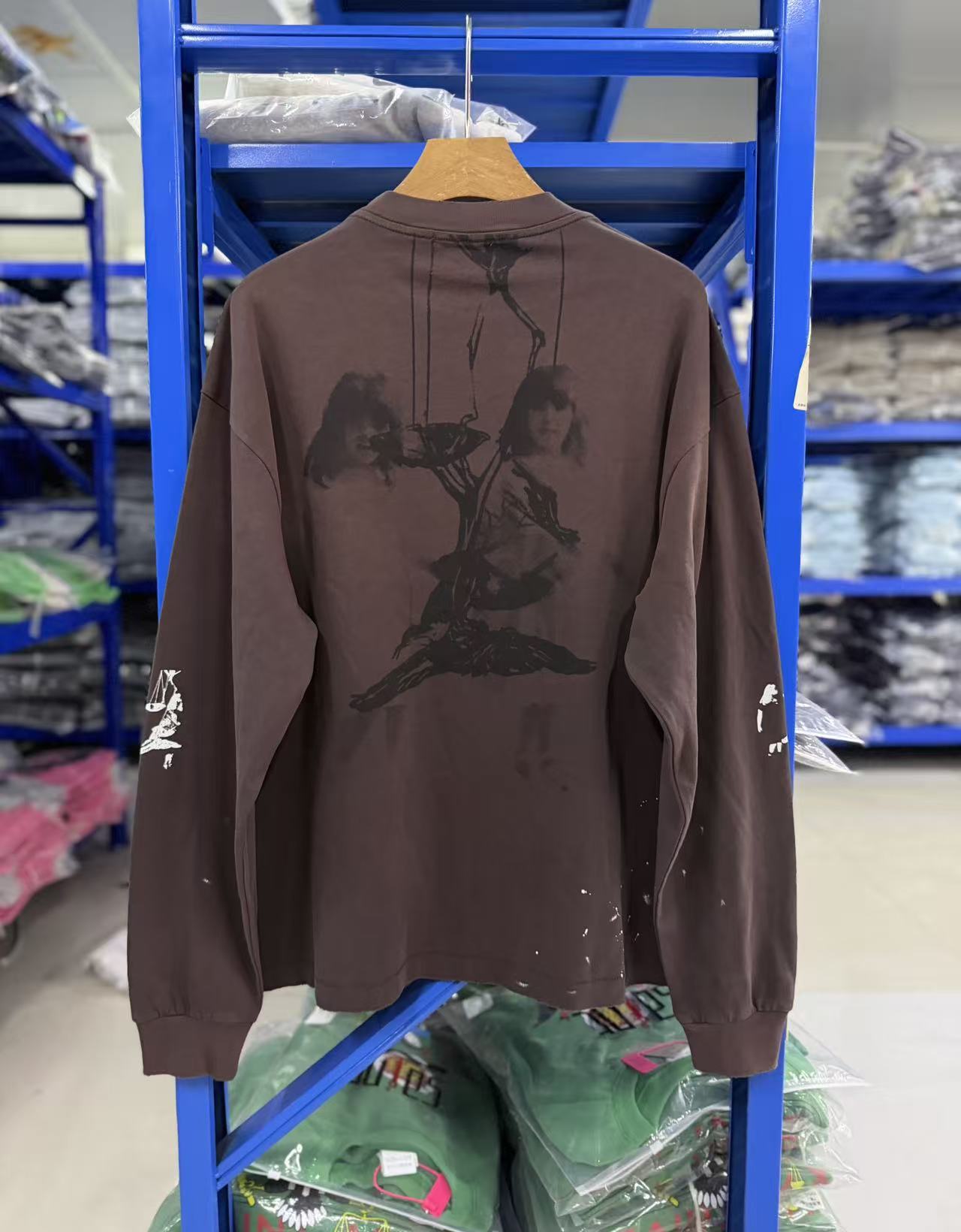 ERD Splash Ink Graphic Long Sleeve Tee