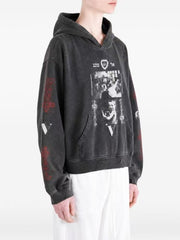 ERD Grunge Multi‑Print Streetwear Cropped Hoodie