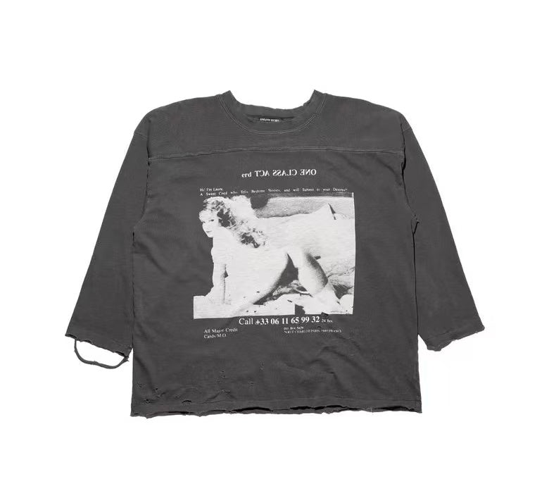 ERD Distressed Photo 3/4 Sleeve Tee