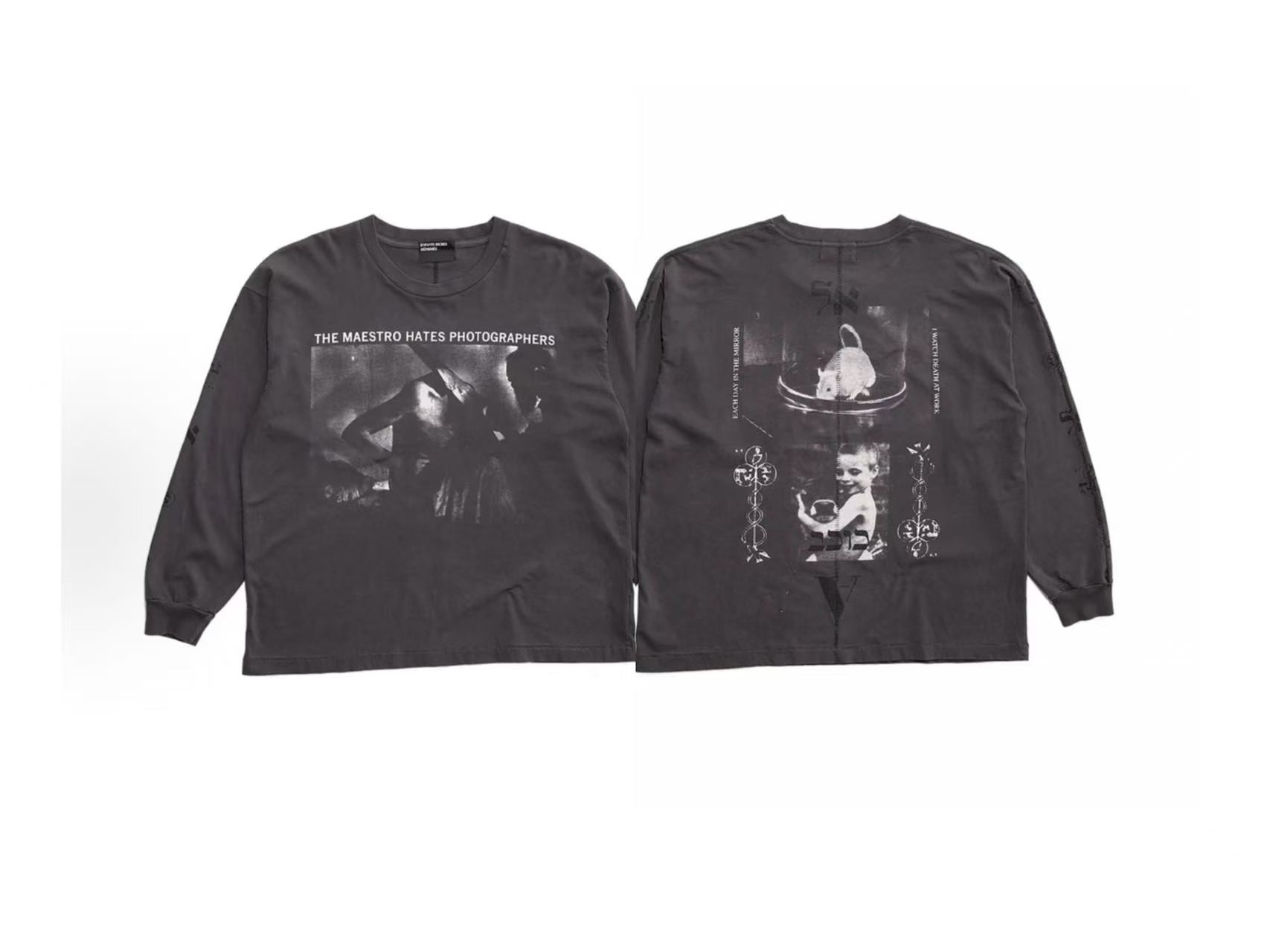 ERD The Maestro Hates Photographers Dual‑Sided Long Sleeve Tee