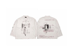 ERD Symbol Collage Mock Neck 3/4 Sleeve Tee