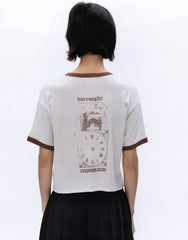 ERD L'antipsychiatrie Ringer Cropped Tee