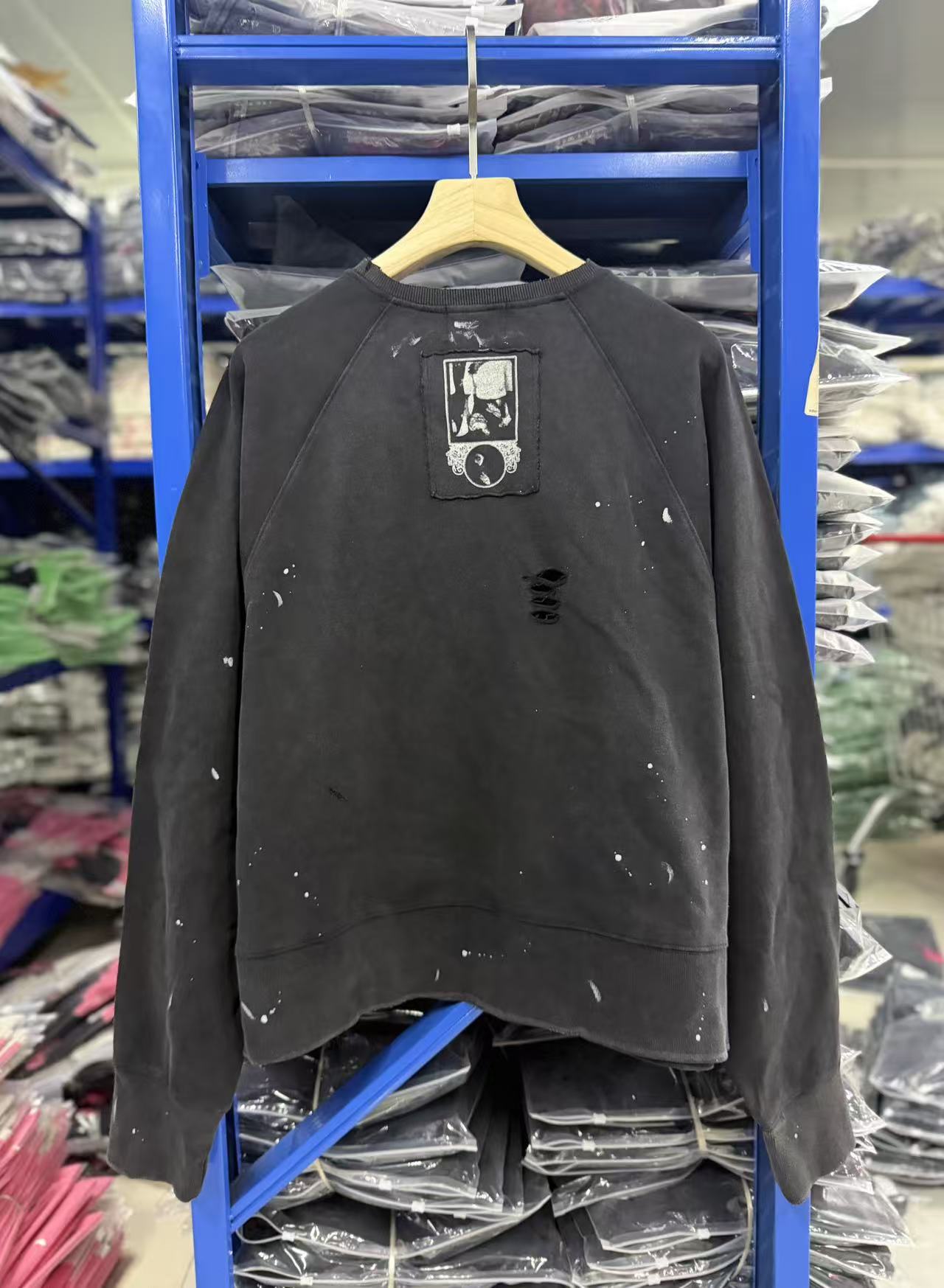 ERD Paint Splatter Vintage Collage Crewneck