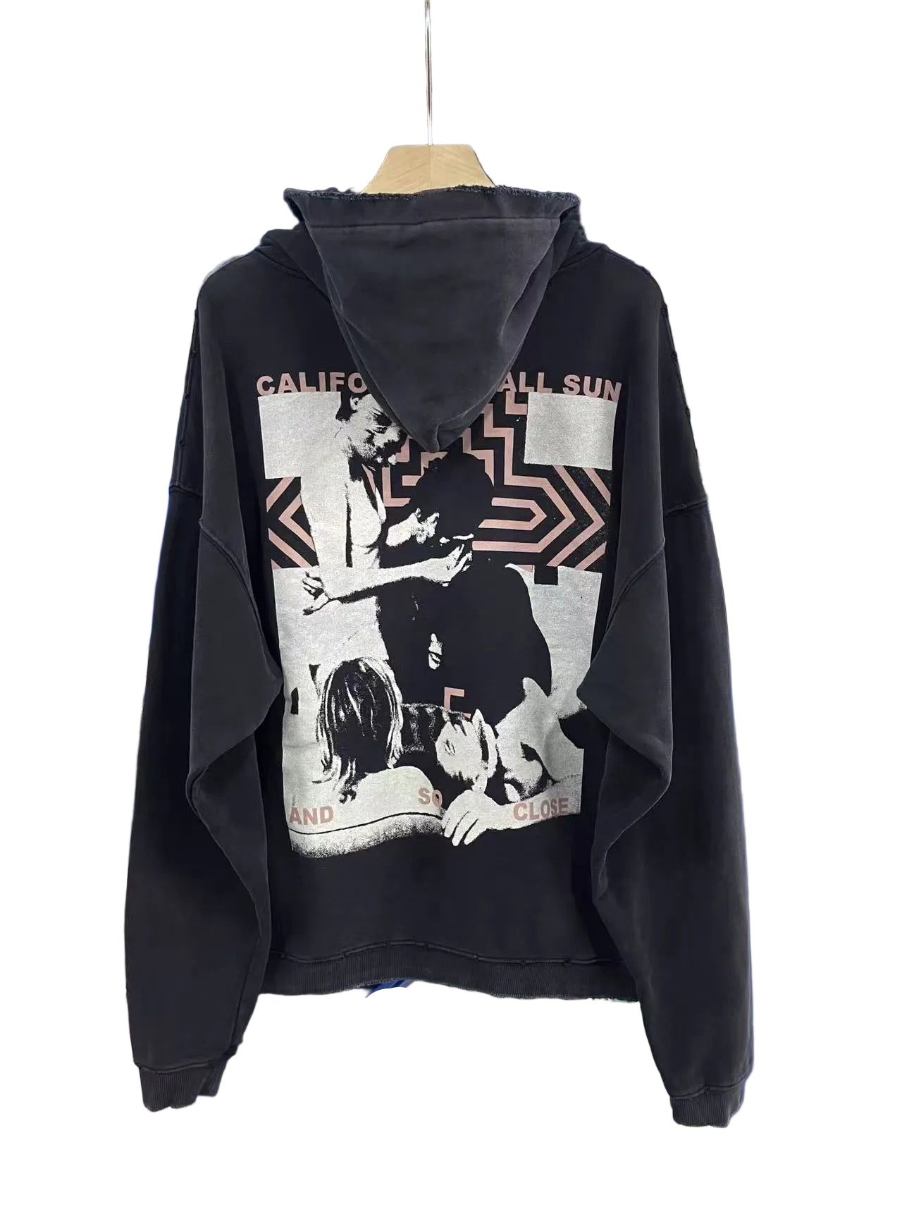 ERD Distressed Vintage Hoodie