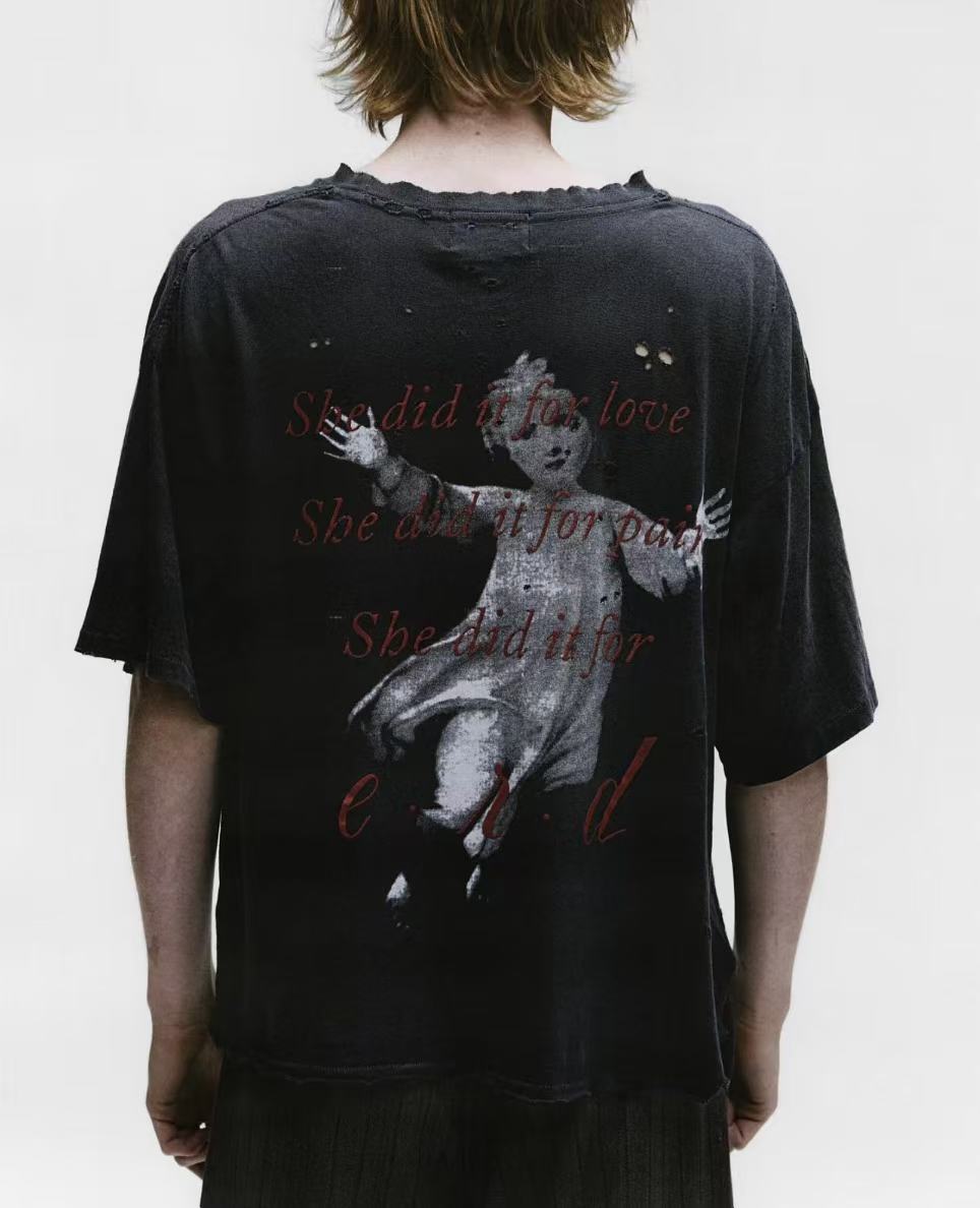 ERD Portrait Distressed Vintage Tee