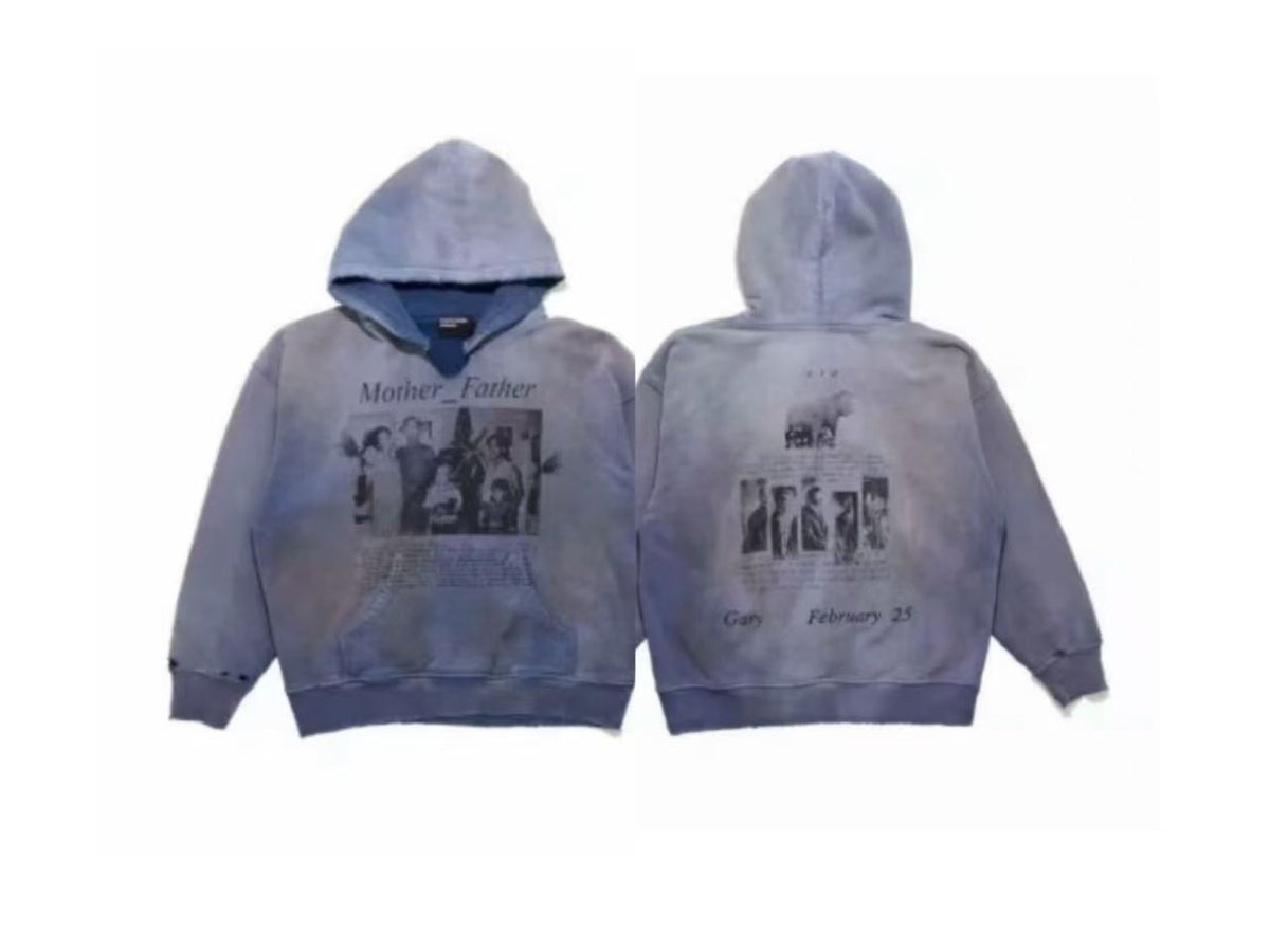 ERD Grunge Nostalgic Archive Streetwear Hoodie