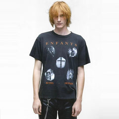 ERD Orange Accent Cross Graphic Cropped T‑Shirt