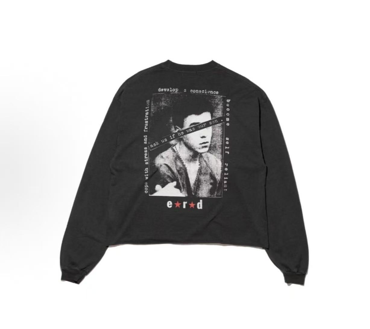 ERD Vintage Press Clipping Long Sleeve Tee