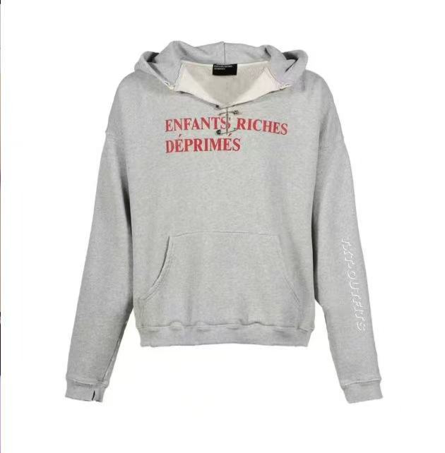ERD Red Logo Sleeve Printed Hoodie