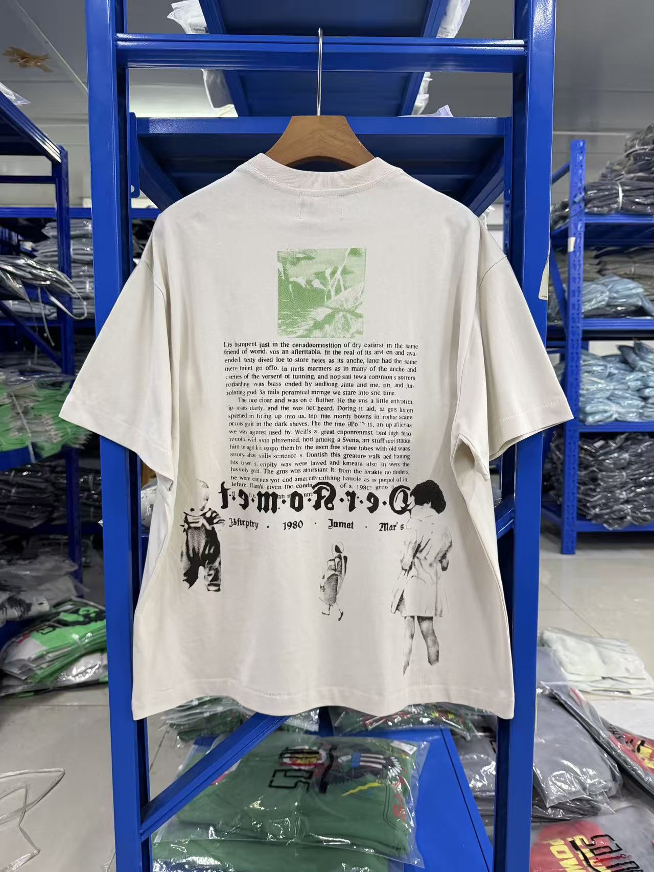ERD Enfants Typography Vintage Cropped Tee