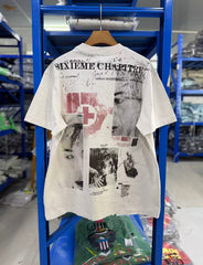 ERD Grunge French Text Collage Streetwear Tee