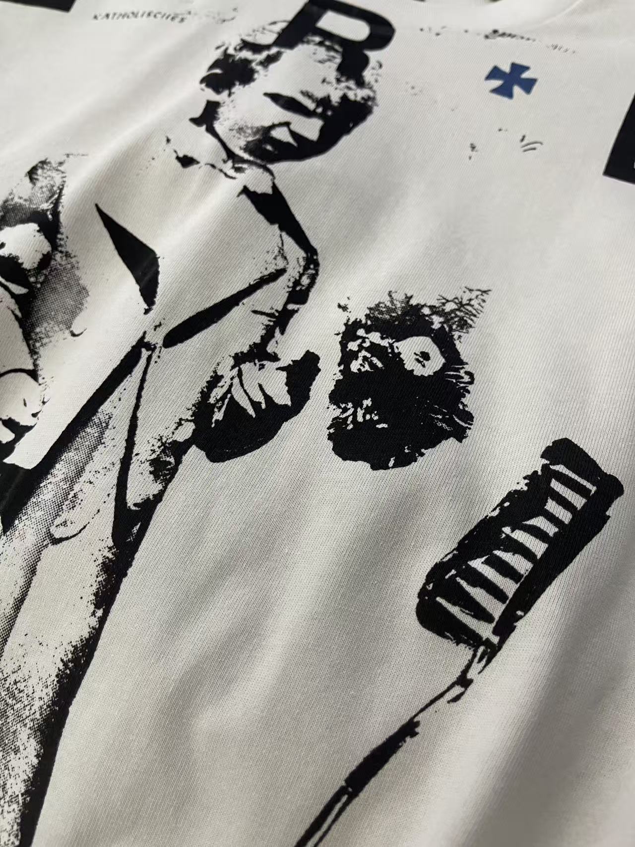 ERD Child Figure Art Vintage Cropped Tee