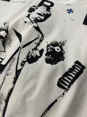 ERD Child Figure Art Vintage Cropped Tee