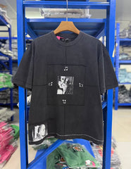 ERD Grunge Patchwork Photo Streetwear Tee