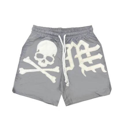 Mixed Emotion “Grey” Skull Shorts