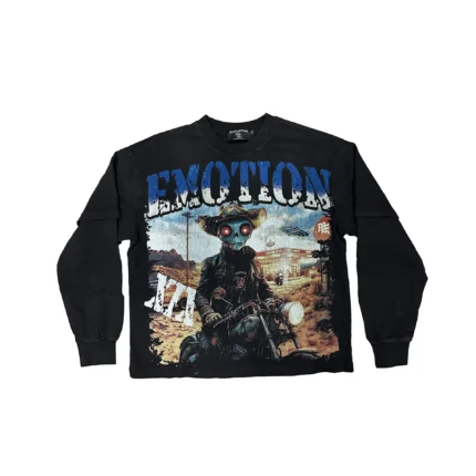 Mixed Emotion Black “Racer” Long Sleeve