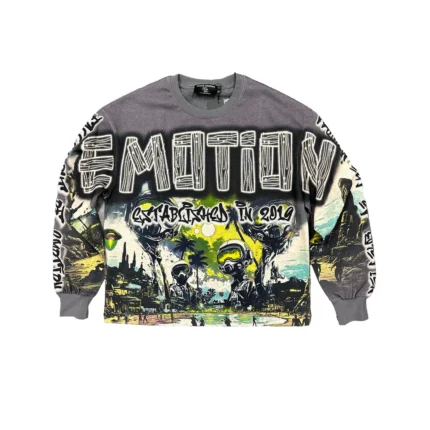 Mixedemotion Grey “UFO” Long Sleeve