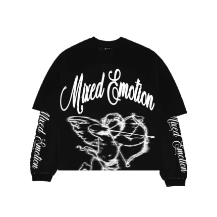 Mixedemotion Black “Blur” Thermal Long Sleeve
