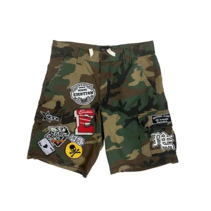 Mixedemotion “Ace” Camo Shorts